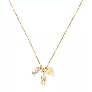 KATE SPADE • True Love Me, You, Us Multi-Charm Pendant Necklace